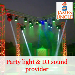 Party light and DJ sound provider Mr. Sujoy Das in Jalpaiguri
